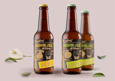 Highbliss Cider On Behance Cider Packaging Design English Cider