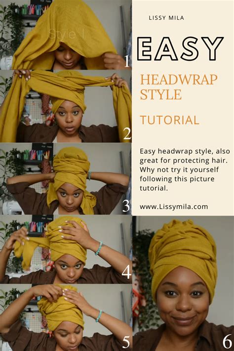 How To Tie Simple Headwrap Gele Easy And Quick Artofit