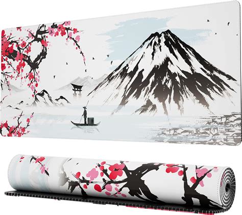 Ovenbird Japanese Mountains With Cherry Blossom Extended Gaming