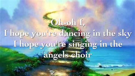 Dancing In The Sky Angels Perspective Lyrics