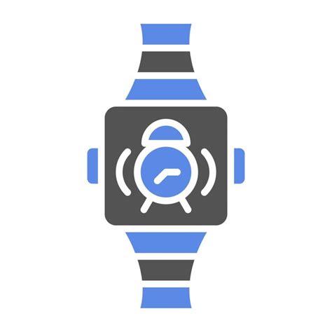 Premium Vector Smartwatch Alarm Icon Style