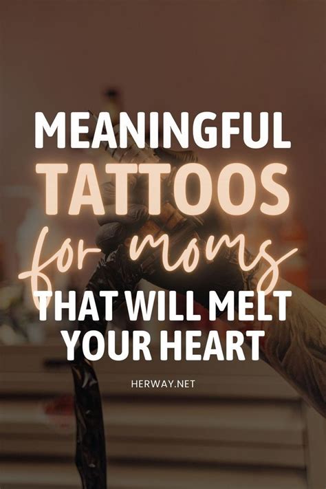 Meaningful Tattoos For Moms That Will Melt Your Heart In Mom