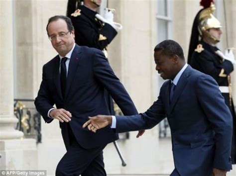 Hollande Con Togolese President Faure Gnassingbe Article A A X Dago