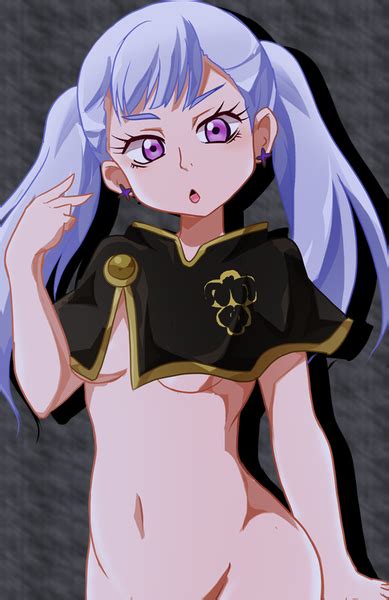 Rule Black Clover Bottomless Female Noelle Silva Open Mouth Purple