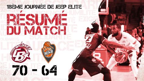 Cholet Basket Le Mans Résumé du match YouTube