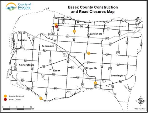 Construction and Road Closures Update — May 18, 2023 - Kingsville Times