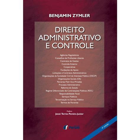 Direito Administrativo E Controle 4 Edicao 4ª Ed Submarino