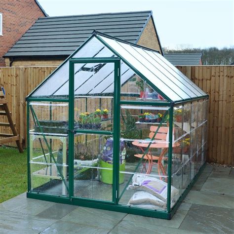 Palram Canopia Hybrid 6x10 Greenhouse Green One Garden