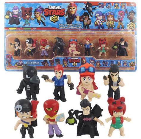 Brawl Stars 8 Figure Pack | Costume Mascot World