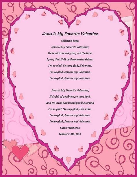 Christian Valentines Poems