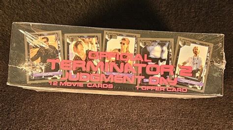 Terminator Judgement Day Trading Movie Cards Impel Sealed Box