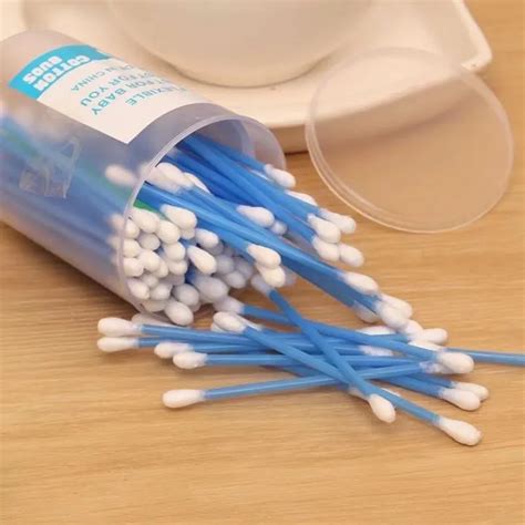 Cotton Buds Plastic Stick Cotton Swab Ear Buds Cottonbuds Swab Hygiene