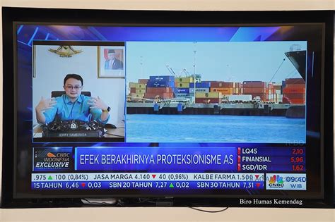 Wamendag Menjadi Narasumber Pada Squawkbox Cnbc Indonesia Tv