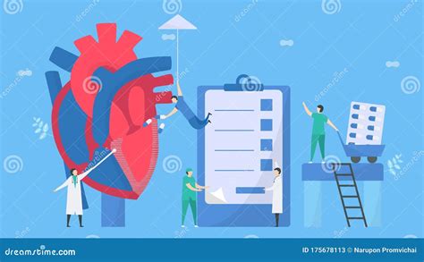 Ilustración De Vector Cardiológico Esta Enfermedad Llama A Una