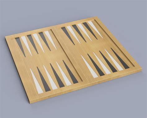 Backgammon Set Complete By Chipotle Download Free Stl Model