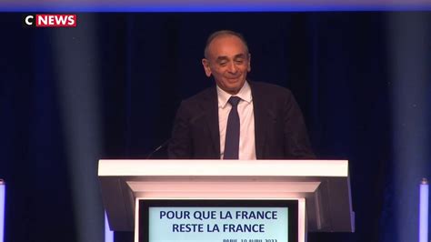 Présidentielle 2022 Éric Zemmour Appelle à Faire Front Contre Emmanuel Macron Et à Voter