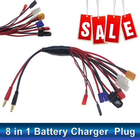 US 8 In 1 Lipo Battery Multi Charging Plug Convert Cable For IMAX B6