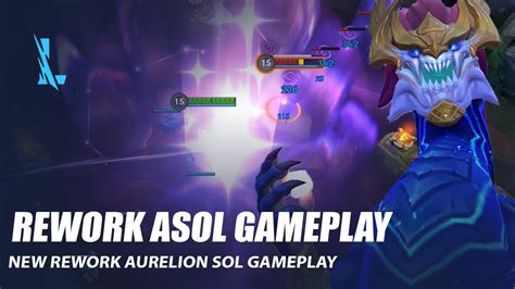 Rework Aurelion Sol Gameplay Wild Rift Youtube