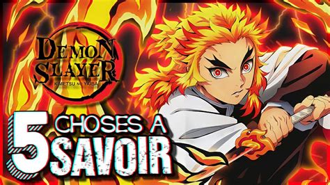 Choses Savoir Sur Kyojuro Rengoku Pilier De La Flamme Demon