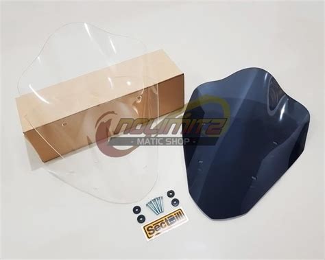 Jual Windshield Visor Kaca Tameng Depan Sectbill Maxshield One Yamaha