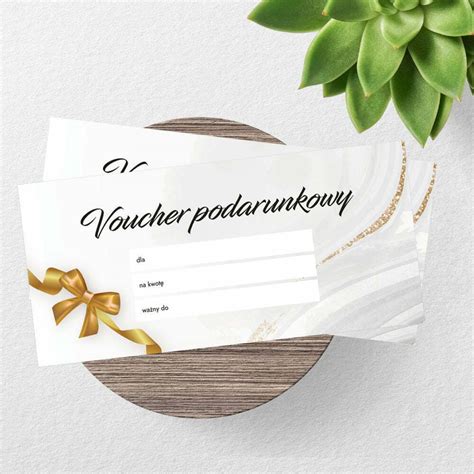 Szablon voucher wzór do druku pdf