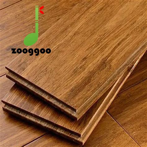 High Density Click Lock Carbonized Strand Woven Bamboo Parquet Floor