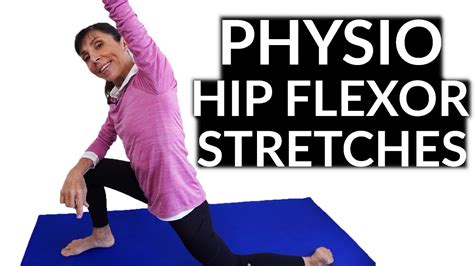 Physio Hip Flexor Stretches For Tight Hips Youtube