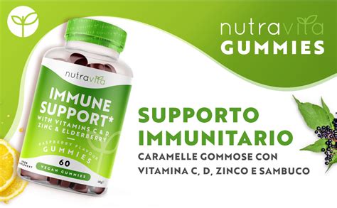 Caramelle Gommose Per La Difesa Immunitaria Vitamine Con Estratto Di