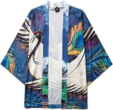 Hombres Mujeres Kimonos Ropa Japonesa Kimono Cardigan Cosplay Hombres