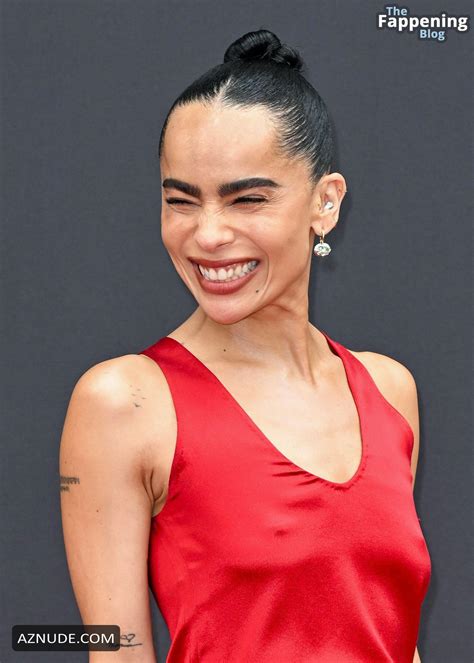 Zoe Kravitz Sexy Flashes Her Hot Tits At Blink Twice Premiere In London AZNude