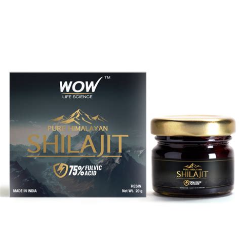 Buy WOW Life Science Pure Himalayan Shilajit 20 Gm Online At Best Price