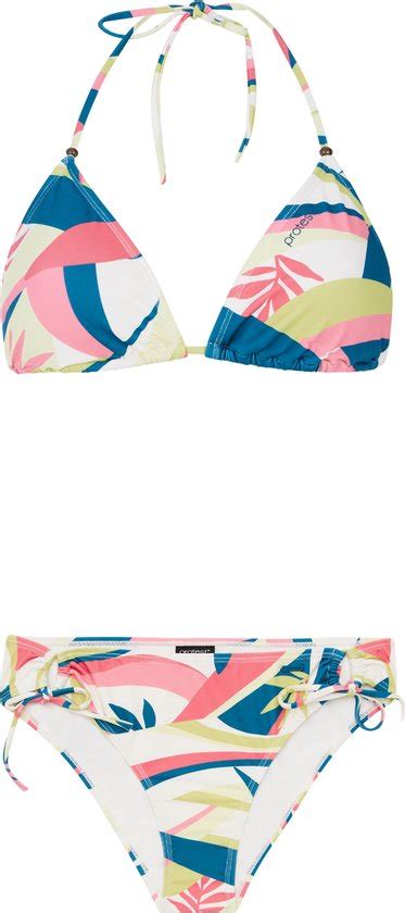 Protest Prtglad Triangle Bikini Set Dames Koordsluiting Uitneembare Vulling Bol