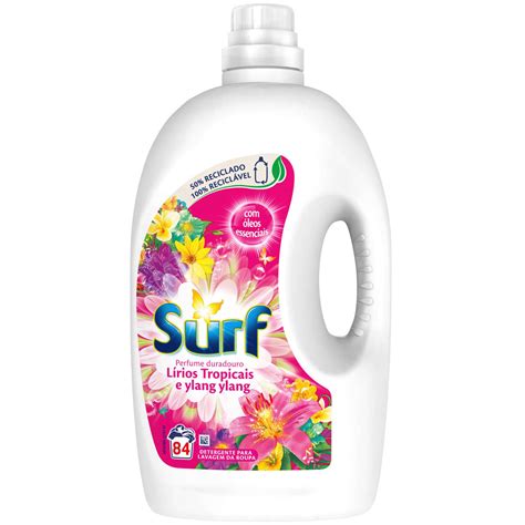 Detergente M Quina Roupa L Quido Tropical Surf Doses Continente