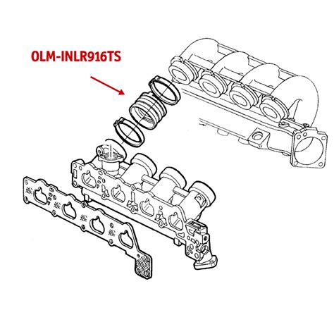 Inlaatrubber Set Twin Spark V Officina La Mosca