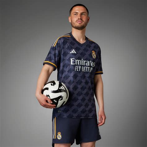 Adidas Real Madrid 2324 Away Authentic Jersey Blue Adidas Uae