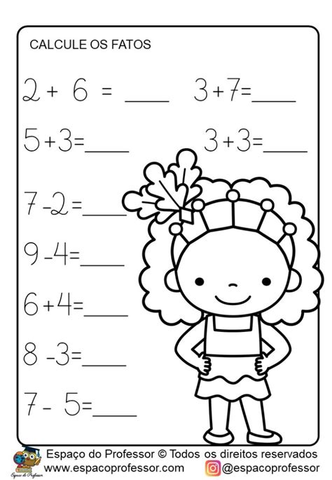 Atividade de alfabetização matemática para imprimir Mergulhe no mundo