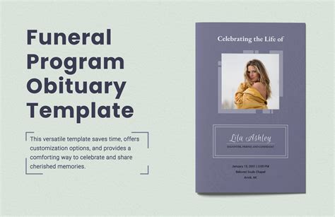 Obituary Templates In Word Free Download