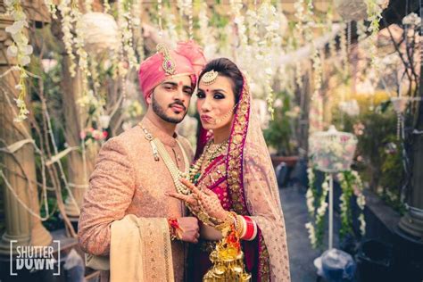 Groom Sherwani And Pose Fuchsia Pink Sabyasachi Lehenga Light Pink Dupatta ️ Wedding Groom