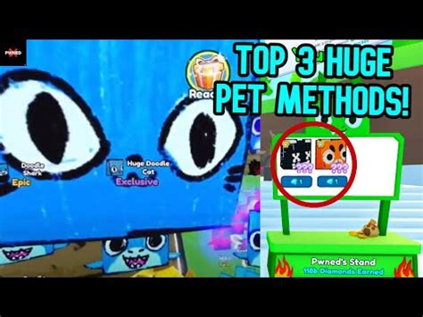 TOP 3 BEST WAYS To Get HUGE PETS In PET SIM X GOOD METHODS