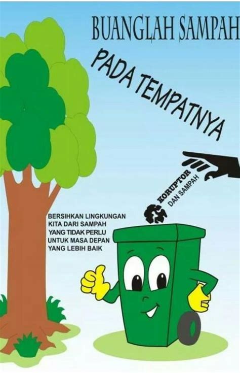 Poster Dilarang Membuang Sampah Sembarangan