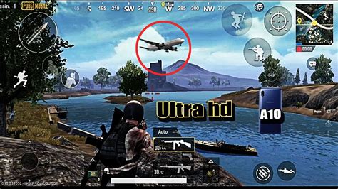 Pubg mobile con los gráficos al máximo en un Samsung A10 gráficosHD