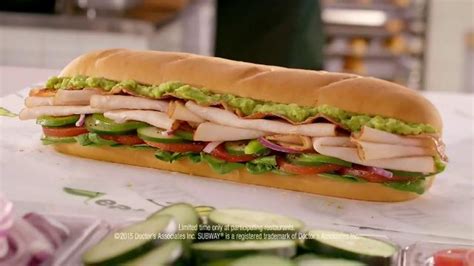 Subway Turkey And Bacon Guacamole Tv Commercial Truly Amazing Sandwich