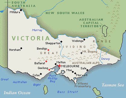 Victoria Map Pictures | Map of Australia Region Political