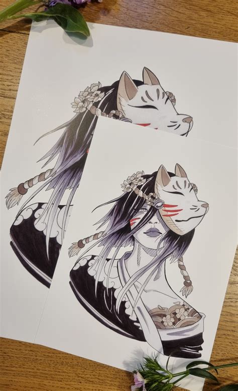 Kitsune Art Print - Etsy