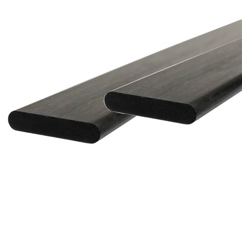 4mm X 20mm 1000mm Pultruded Flat Carbon Fiber Bar 100 Pultruded