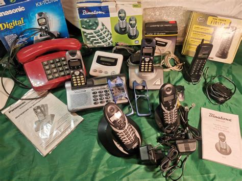 продам в москве 4 dect телефонов panasonic, binatone, alcatel + кн ...