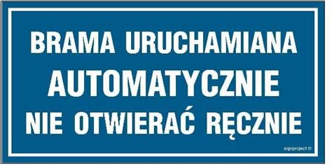 Libres Polska Sp Nc Brama Uruchamiana Automatycznie Nie Otwiera