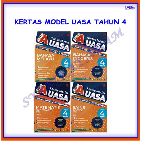 Adm Buku Latihan Sk Skor A Uasa Kertas Model Uasa Tahun