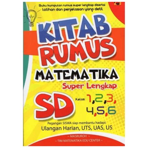 Buku Rumus Matematika Super Lengkap Sd Kelas Buku Rumus Anak Sd