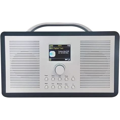 Fm Dab Radio Bluetooth Aux In Radio Dab Portable Couleur Bois Avec